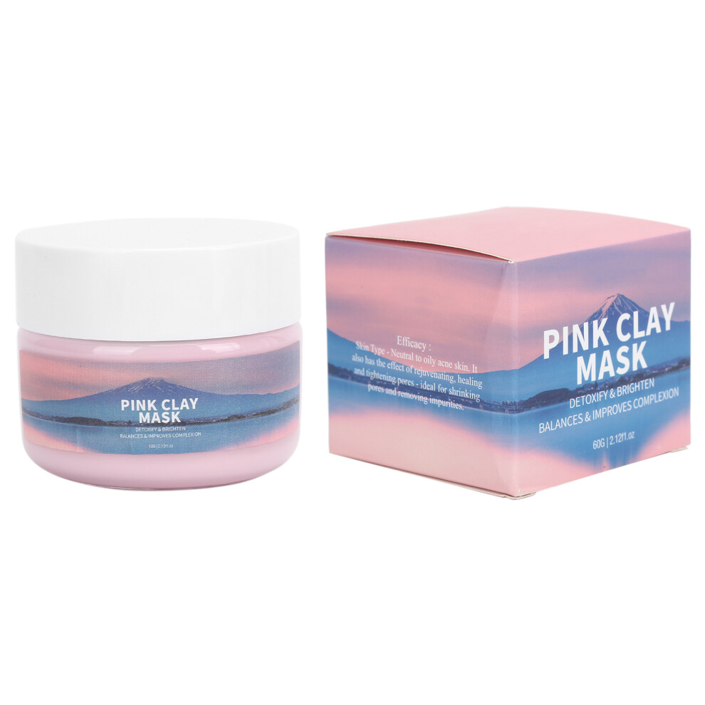 Gentle Clay Mask For Sensitive Skin Non Irritating Skincare Solution With Aloe Vera And Vitamin A Brightening Detoxifying Properties Floral Pattern