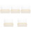 5Stk Multifunktionale Utensilienbox Aus Sicherem PP Beige 3