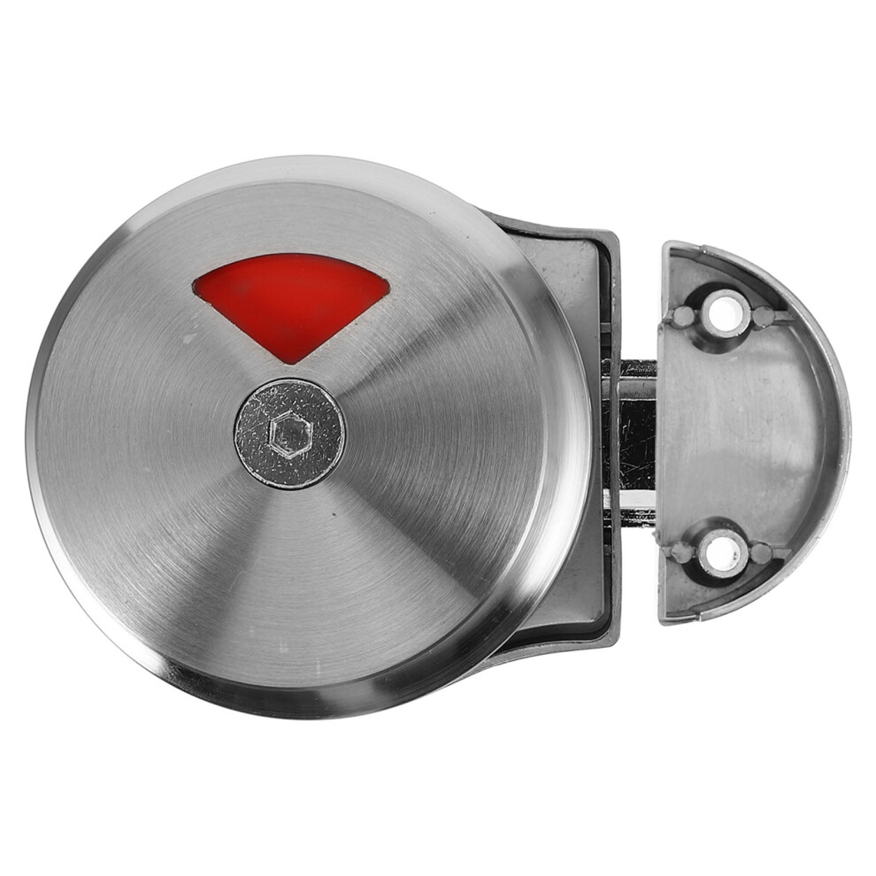 Door Lock Indicator For Bathroom Toilet Public Restroom Privacy 1 Set Engaged Vacant Latch Deadbolt Partition Door Lock 9422877493784