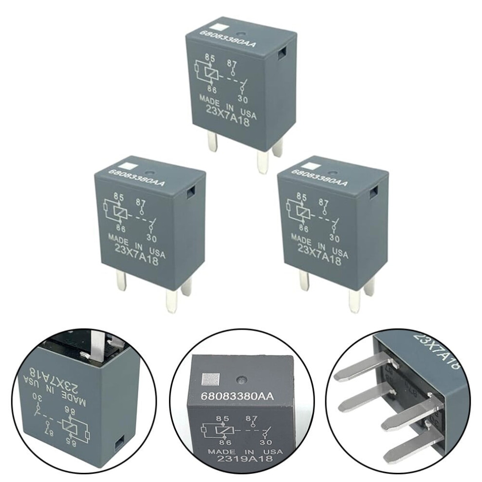 For Dodge For Jeep For Chrysler Compatible Electrical Relays Set Of Three Units 9399596699257