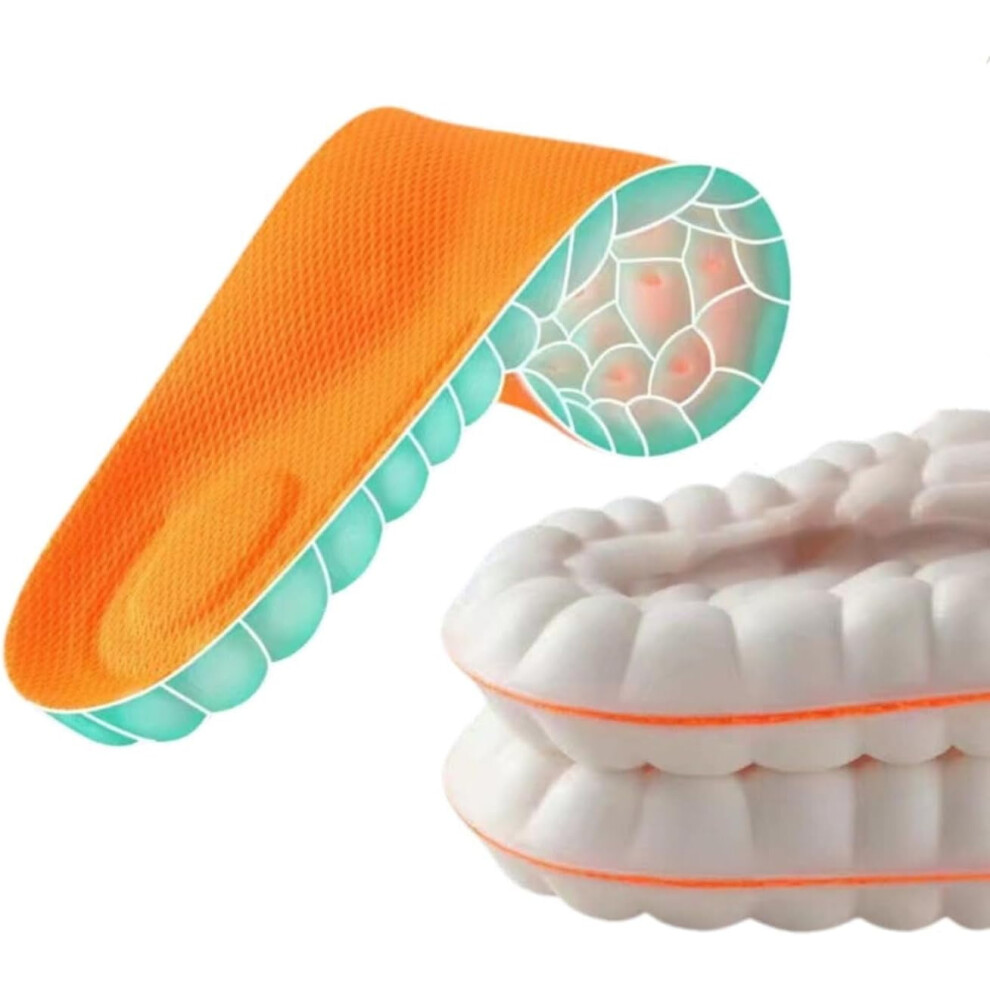 PU shoe insoles soft breathable shock-absorbing trimmable