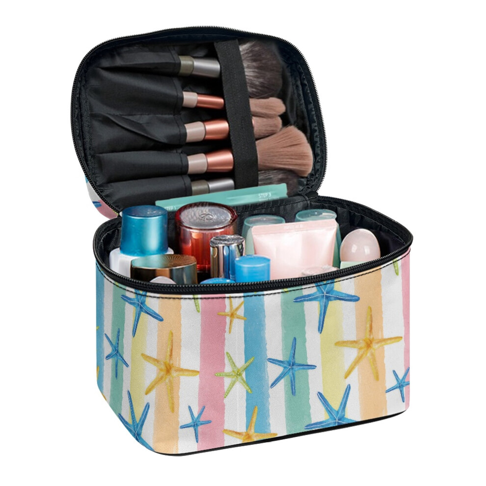 Makeup Case Organizer Lightweight Large Capacity Colorful
