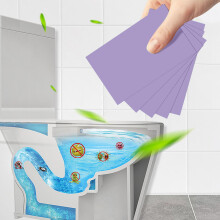 Deodorizing Toilet Cleaning Tablets - 30pc Aromatherapy Tablets for Odor & Scale Removal, Compatible with All Toilets