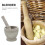 2Sets Multifunktionales PP Kunststoff Mörser Set Grau 9