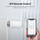 Intelligent TRV Valve, Mobile App Control for Remote Management, Energy-saving Programmable Function Ensures Cost-effective Heating, Voice Control Com 7