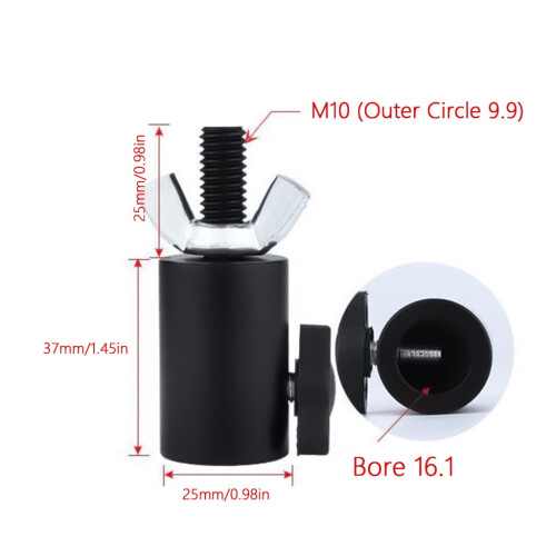 25 mm stativlampeadapter til stativlampe til DSLR-kamera 2