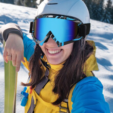 Outdoor Windproof Ski Goggles for Men and Women, UV Protection, Anti-Fog, Comfortable Winter Ski Eyewear, One Size Fits All