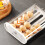 Egg Storage for Refrigerator, Egg Holder for Kitchen Countertop, Plastic Egg Container for Fridge, Egg Dispenser for 18 Eggs (2Pack, White) 8