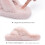 Γυναικείες παντόφλες Memory Foam Fuzzy, με επένδυση από τεχνητή γούνα, αντιολισθητική 2