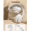 Foldable Bluetooth Over-Ear Headphones in White, Wired Music Earphone with Volume Control 6