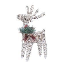 Glødende rensdyrfigur – varm hvid LED, 30x20 cm