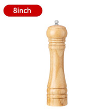 Salt And Pepper Mills Solid Wood Spice Grain Grinder With Adjustable Ceramic Grinding Core Kitchen Tools Mills