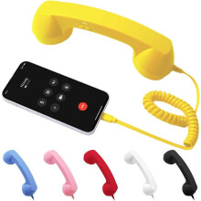 Retro Phone Handset Type-C Black