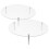 Round Acrylic Display Riser with Metal Support 2 Sets 1