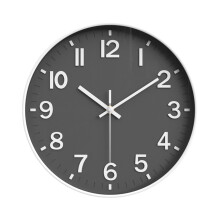 Wall Clocks Battery Operated for Living Room Kitchen 12" Silent Non Ticking Modern Wall Clock for Bedroom Office Decor