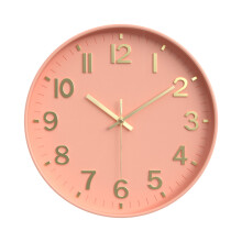 Wall Clocks Battery Operated for Living Room Kitchen 12" Silent Non Ticking Modern Wall Clock for Bedroom Office Decor