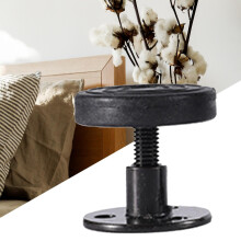 Threaded Easy to Install Telescopic Support Upgraded Parts Loosening Bed Headboard Stopper for Wall, S S