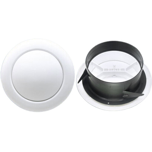 Abs Air Conditioning Ventilation Diffuser Adjustable Louver Circular Air Outlet 2