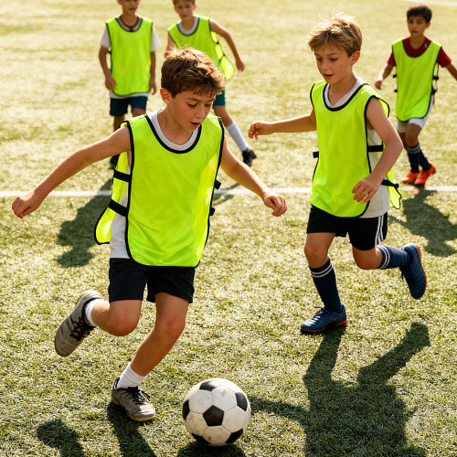 24Pièces Maillot De Football Enfant Polyester Confortable 2