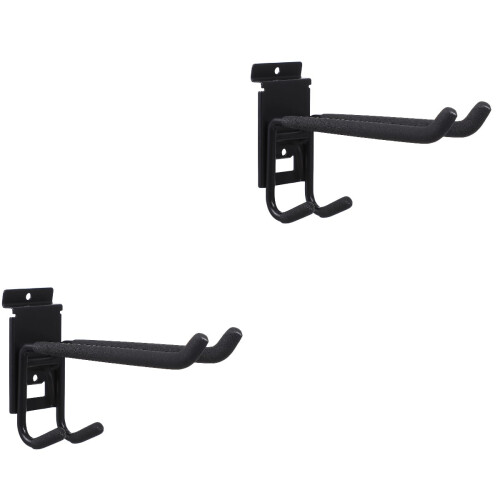 Storage Hanging Hook Organizer Black 2 pcs