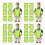 24Pièces Maillot De Football Enfant Polyester Confortable 8