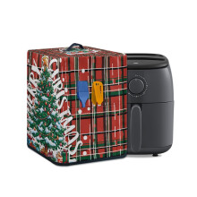 Christmas Tree Air Fryer Cover – Universal 5-6 Qt, with Pockets & Handle, Compatible with Air Fryers, Coffee Makers, Toasters