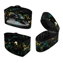 Iridescent Crack Texture Dustproof Travel Iron Storage Case Easy to Clean with Zipper Zipper Handle, Case Only