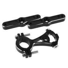 Aluminium Alloy Bicycle Water Bottle Holder Black 1 Pack