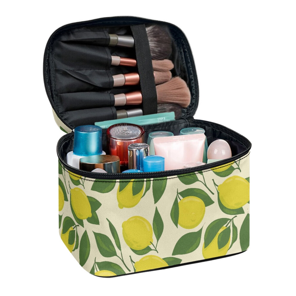 Portable makeup bag space-efficient travel organizer with