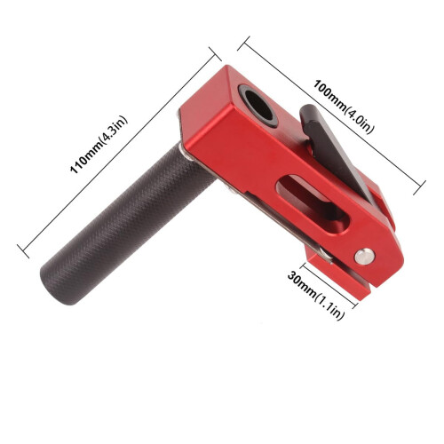 Clipe de mesa para marcenaria, grampo de fixação rápida para bancadas de trabalho, ferramenta para furo de 0,79 polegadas. 1
