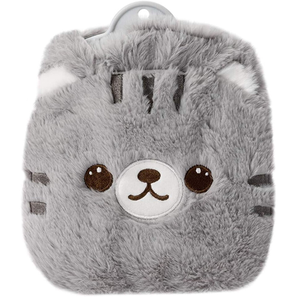 Rubber Hot Water Bottles Pain Relief with Cute Faux Fur Cover Dog01