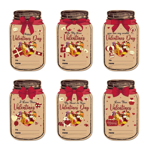 Romantic Day Classroom Exchange Cards – Cute Gift Set for