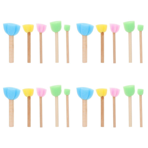 Sponge Paint for Kids DIY Graffiti 20 Pieces