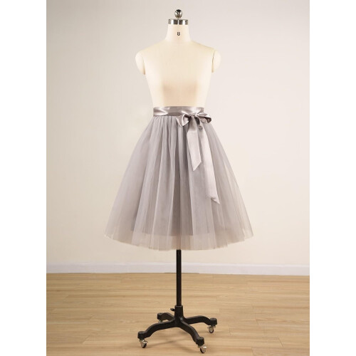 Women's Short Tutu Skirt with Sash Black M 2