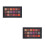 2Stk Schatten Pudern Palette 18 Farben Schwarz 8