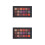 2Stk Schatten Pudern Palette 18 Farben Schwarz 9