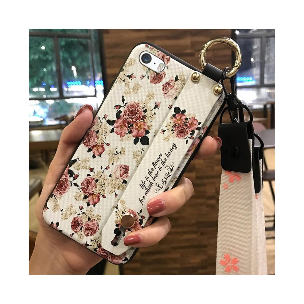 Phone Case Compatible With Iphone 5/5S/Se – Waterproof, Shockproof, Dirt-Resistant Silicone Kickstand Cover With Wristband 9422877491810