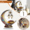 Crescent Moon Table Ornament Stained Glass Style Ramadan 1