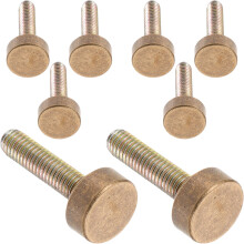 ibasenice 8 Pcs Brass Decorative Screws Fastening Hardware for Home Improvement in Golden Rustic Design
