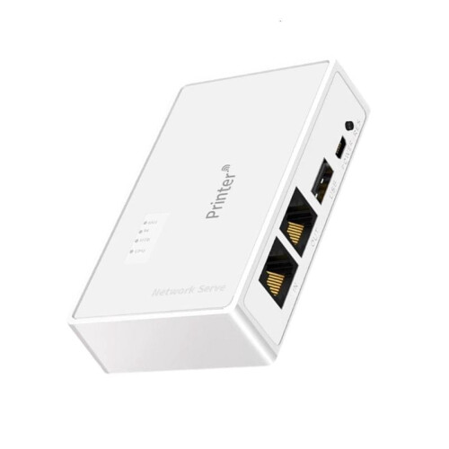 USB Print Server 10/100Mbps Convert USB Printer To Ethernet USB Networking Printer Server Sharer Computer Sharing Print Sharing