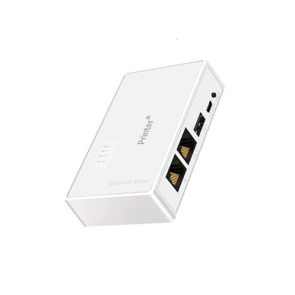 Usb Print Server 10/100Mbps Convert Usb Printer To Ethernet Usb Networking Printer Server Sharer Computer Sharing Print Sharing 9422877491629