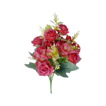 Artificial Austin Roses Bouquet 7 pcs