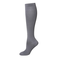 Summer Mid-Calf Compression Socks for Women – Grey L, compatible with all-day wear