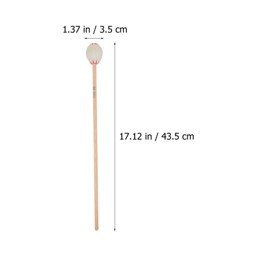 2Stk. Ahorn Drumsticks Marimba Schlägel Instrumentenzubehör 1