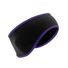Fashion Winter Fleece Earband Stretchy Headband Ear Warmers Ponytail Headband, Warm Winter Accessory, Fits Outdoor Sports Protective Gear