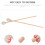 2Stk. Ahorn Drumsticks Marimba Schlägel Instrumentenzubehör 7