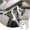 100-Piece Beige Pvc U Clamp Bracket Pipe Hangers Set For 4