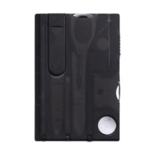Card Gadgets Devices Small Pocket Tool for Backpacking Mountaineering Travel Black