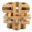 Wooden Interlocking Double Color Brain Teaser Puzzle Lock for Elderly 14