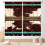 Cow Print Curtains Rustic Brown 2 Panel 84x63 Inch 1